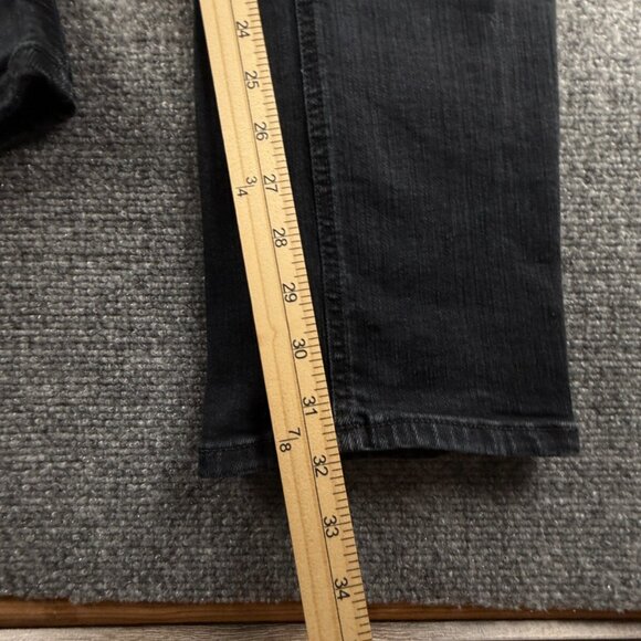 Nudie Jeans Tube Kelly Black Black Cotton Stretch Denim Jeans Adult ACTL 32X32 - Picture 8 of 16